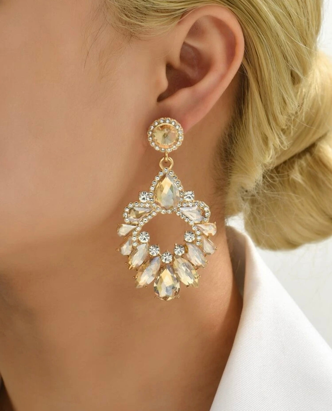 Champagne Gold Earrings