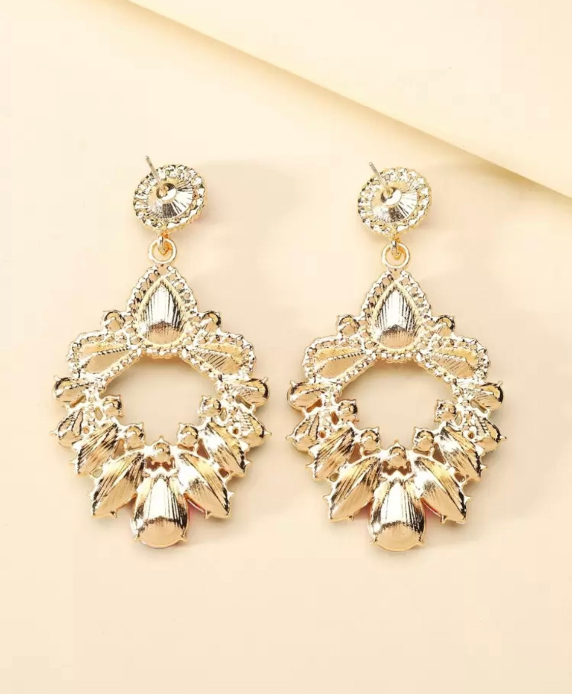 Champagne Gold Earrings