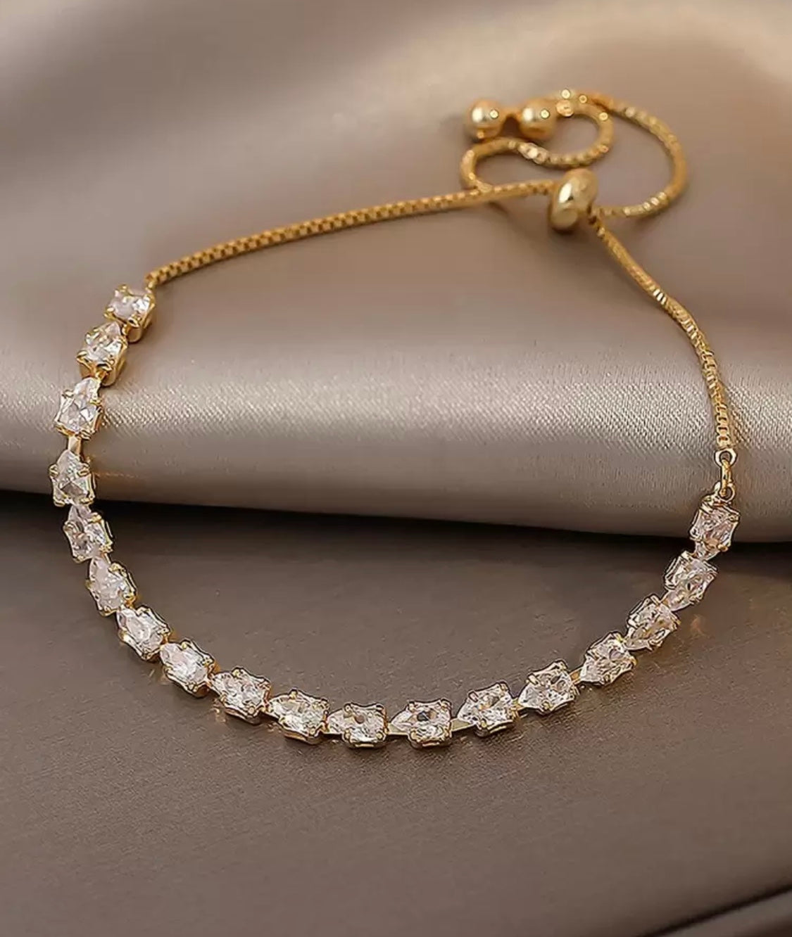 Teardrop Crystal Bracelet