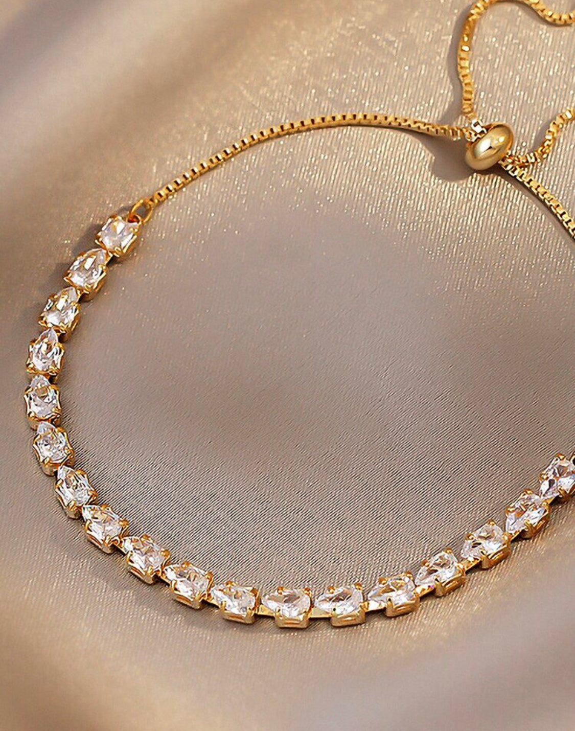 Teardrop Crystal Bracelet