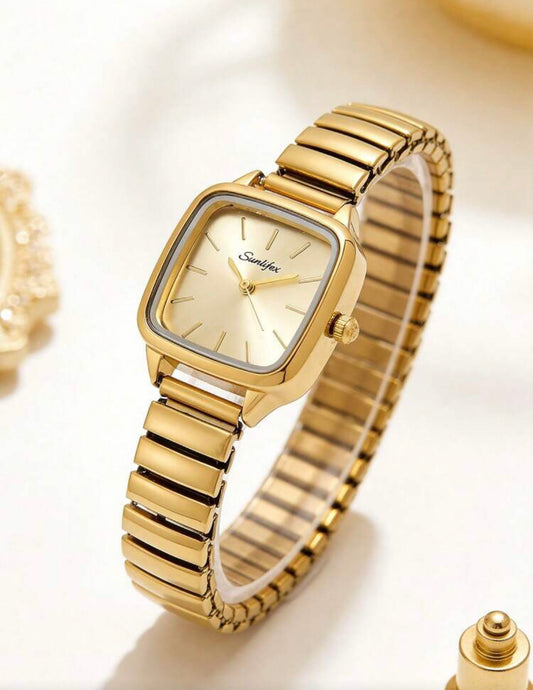 Rectangular Roman Numeral Watch