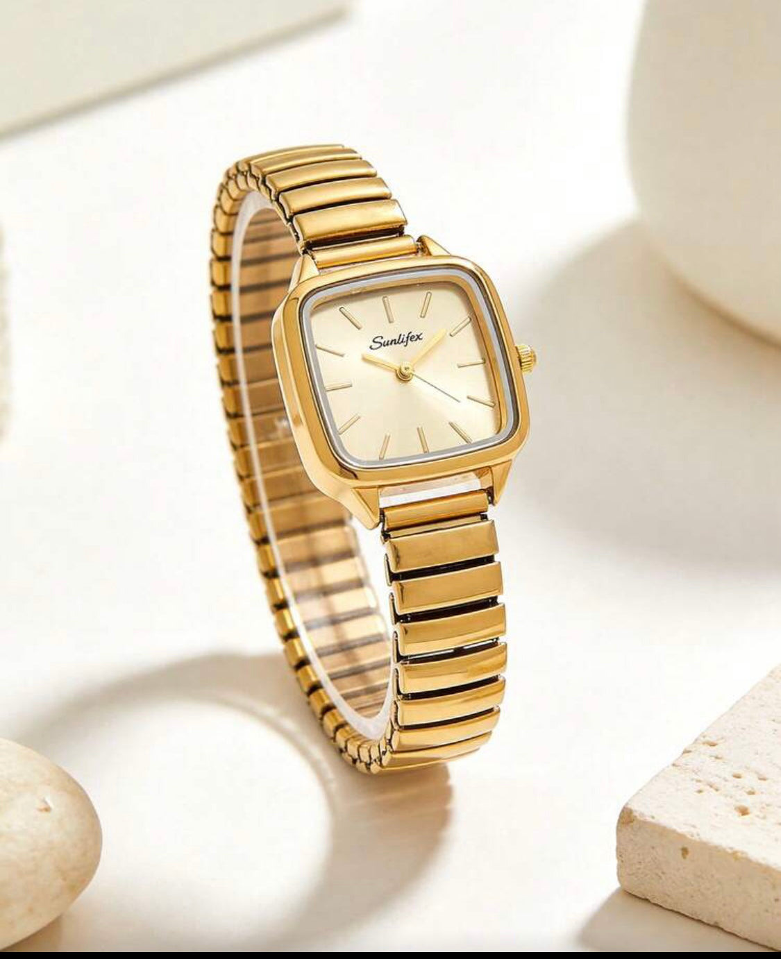 Rectangular Roman Numeral Watch