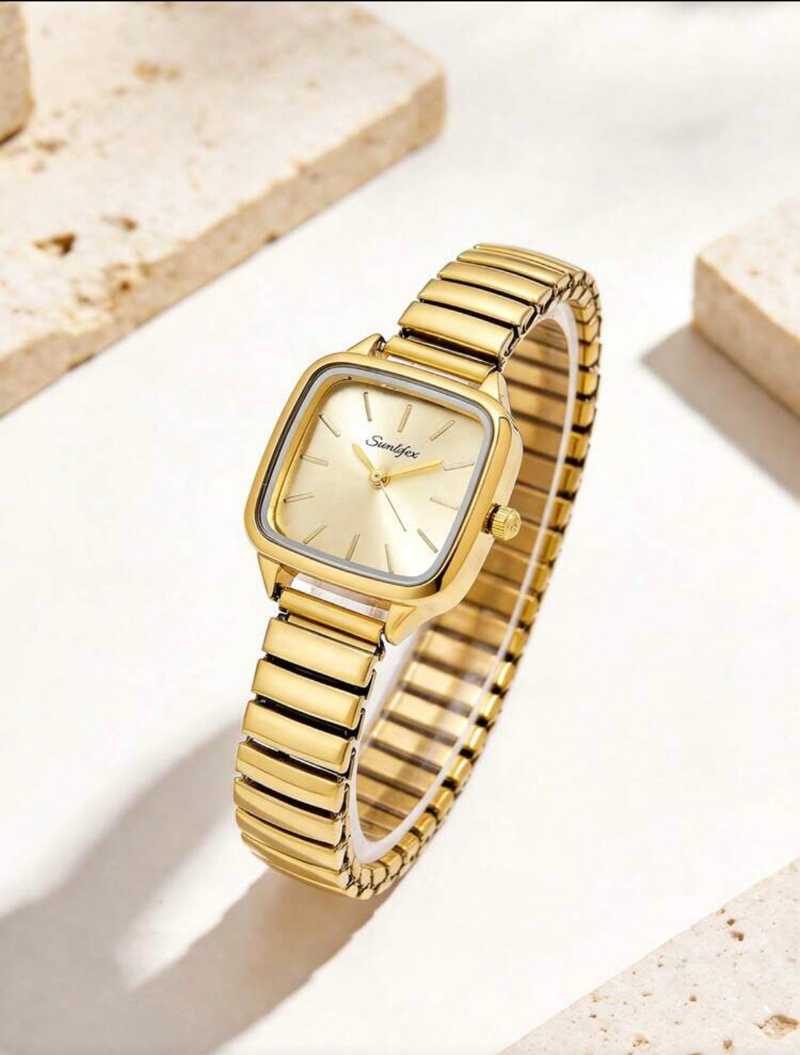 Rectangular Roman Numeral Watch